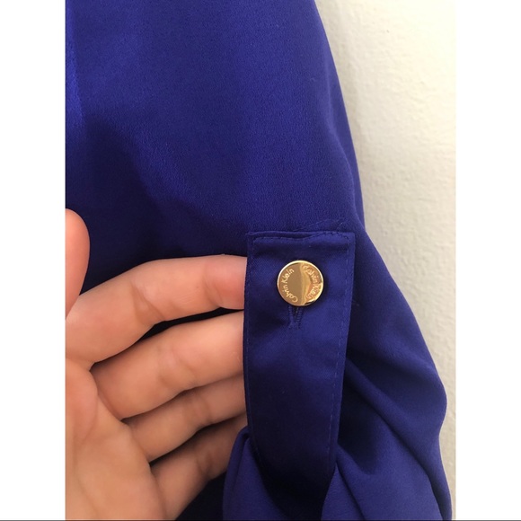 Royal Blue Calvin Klein Blouse - Picture 2 of 6